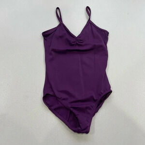 Purple Pinch Front Balera Camisole Leotard Size MC (Medium Child)